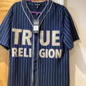True Religion Baseball Jersey Size Medium